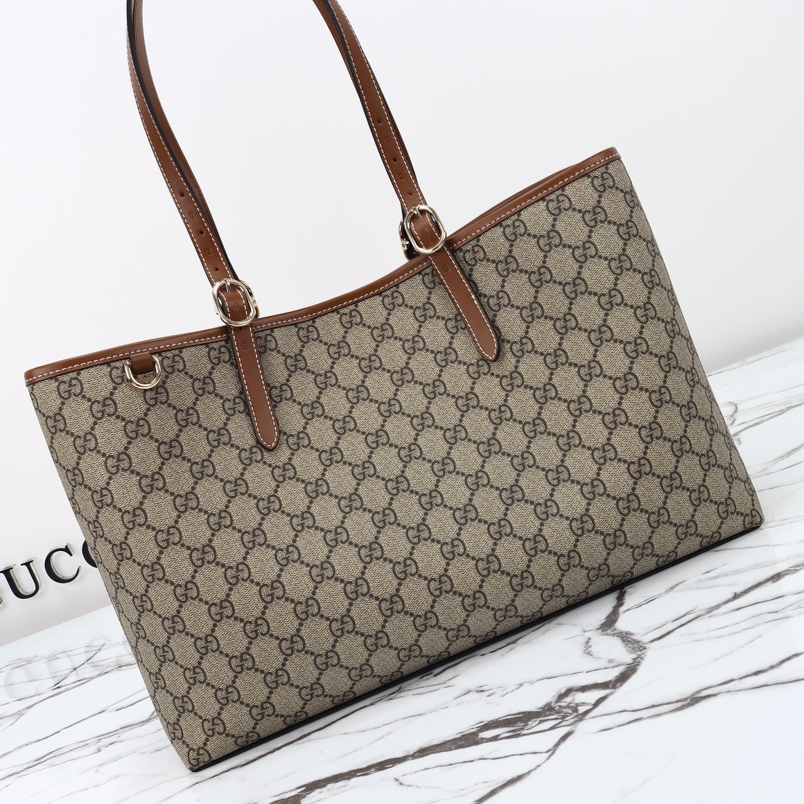 Gucci GG Emblem large tote bag ‎ ‎815213 FAD6L 9758