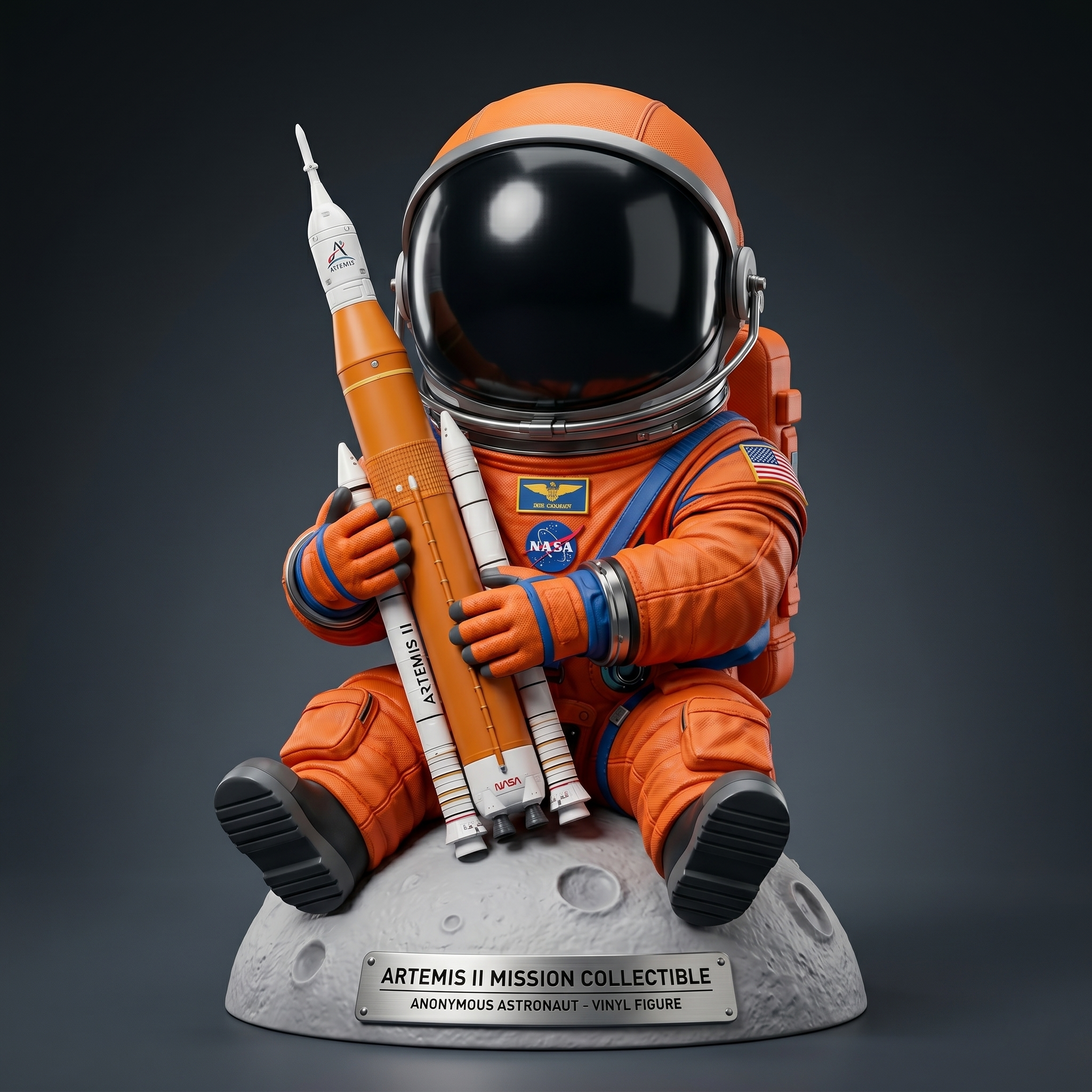 🚀 Artemis II: Moon Mission Astronaut – Future Explorer Figure 🌕