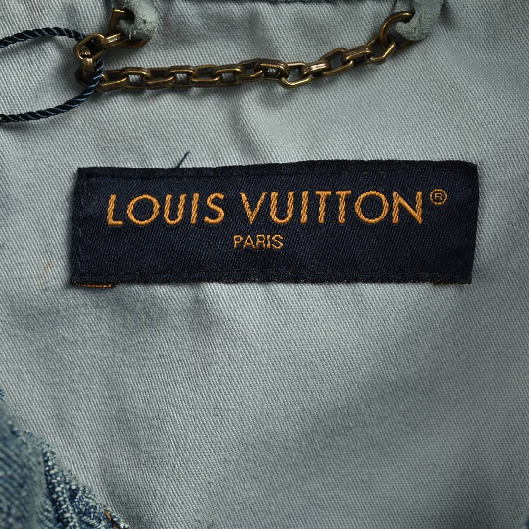 Louis Vuitton 24Fw monogram jacquard denim jacket