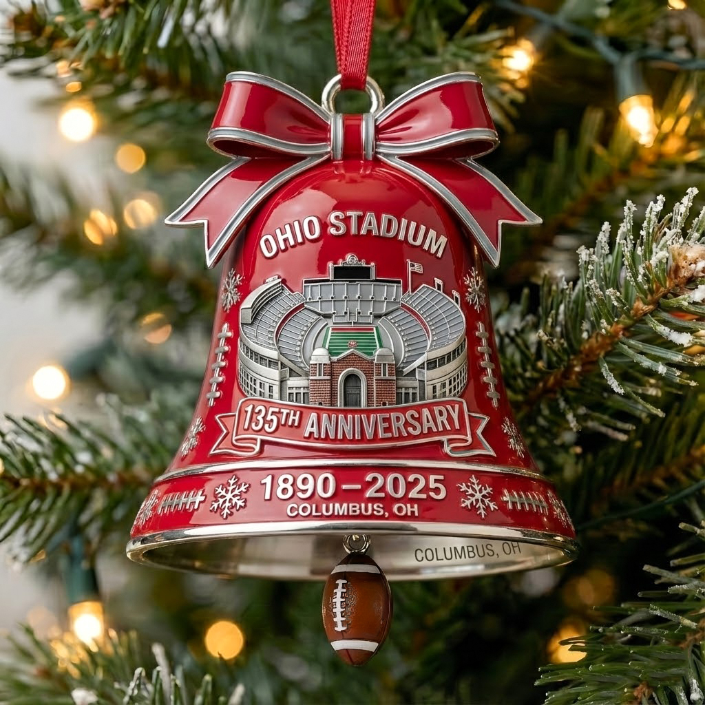 Ohio Stadium 135th Anniversary Bell Ornament