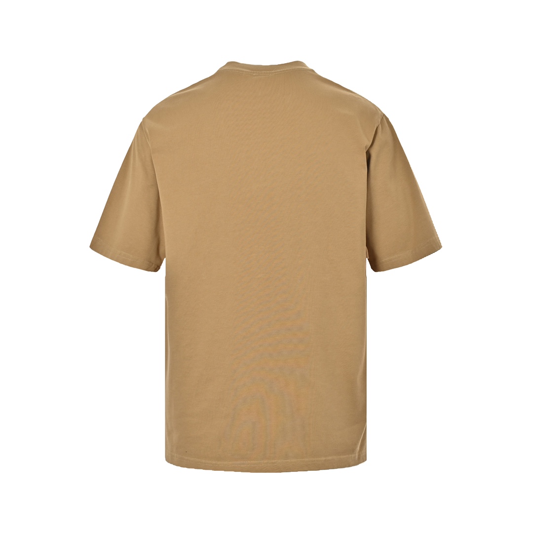 Burberry 24ss embossed three-dimensional embroidered war horse short sleeve