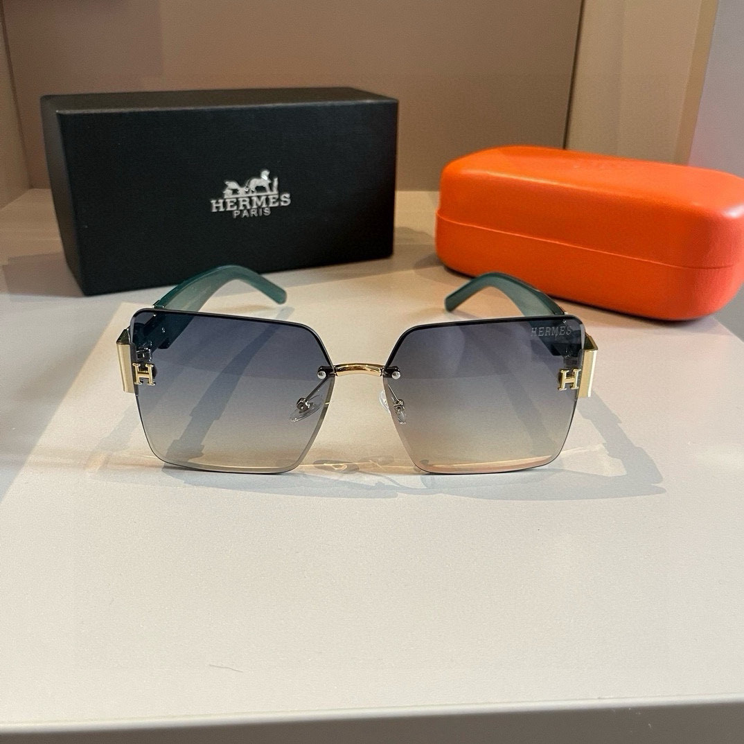 Hermes rimless sunglasses