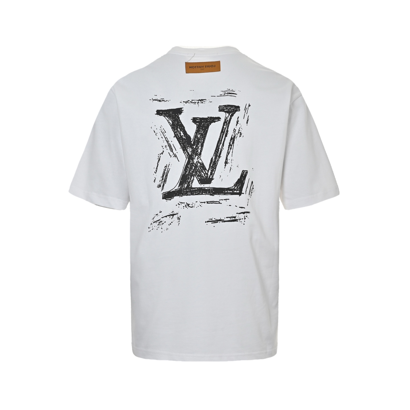 Louis Vuitton Hand-painted letter print short sleeves