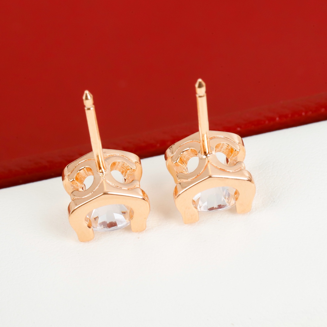 Cartier Horn Diamond Earrings