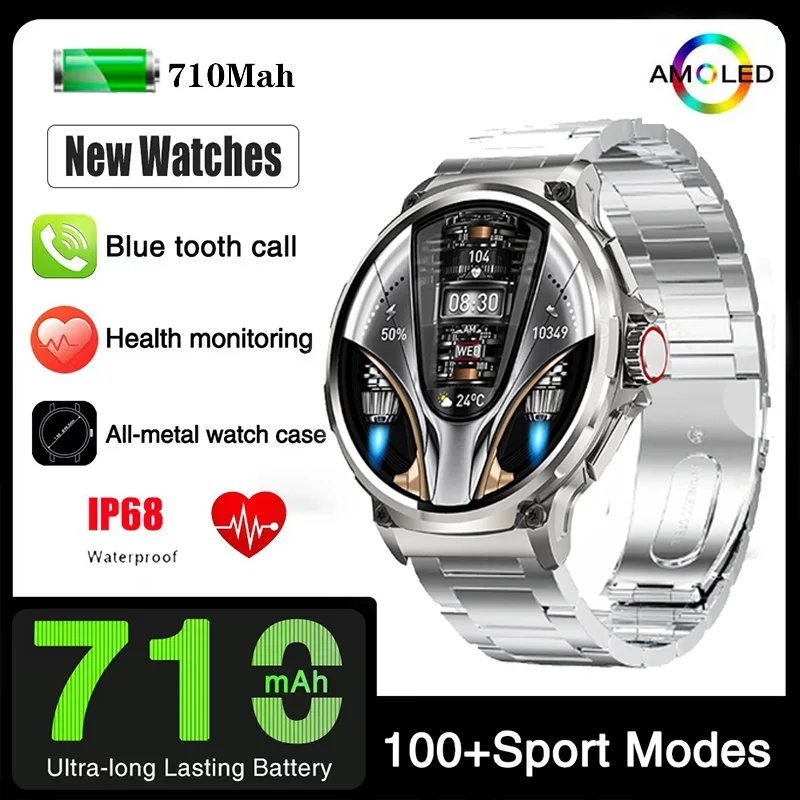 2023 New Men's Smartwatch Bluetooth Talk 1.85 