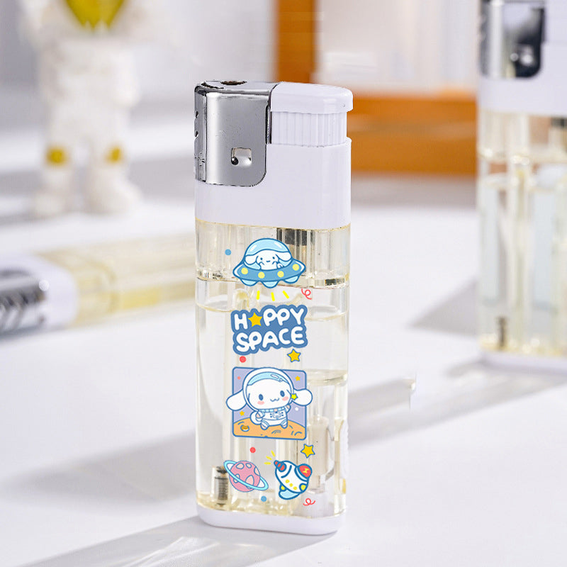 Cartoon small light bar large lighter large capacity
