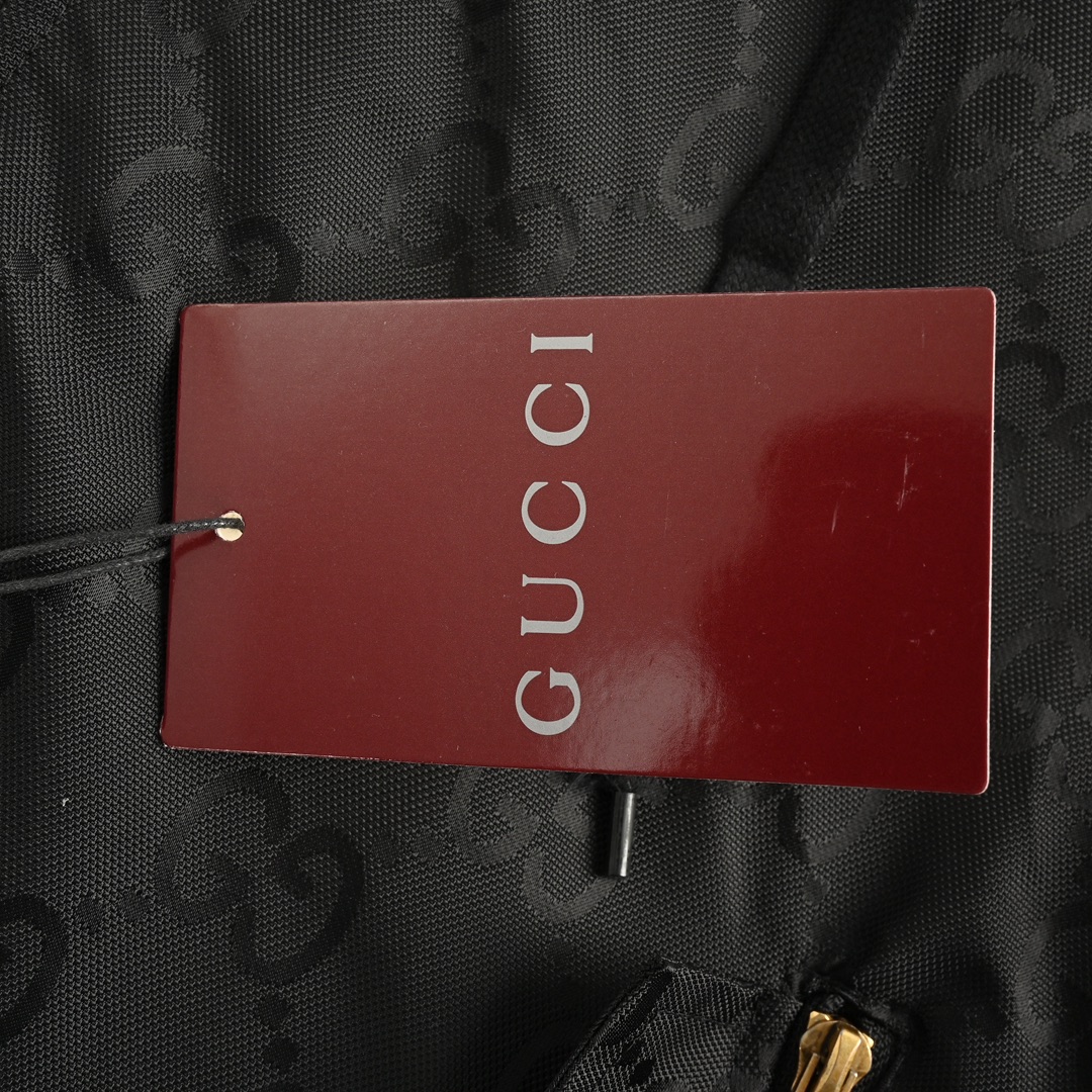 Gucci 24Fw all-over logo quilted jacket