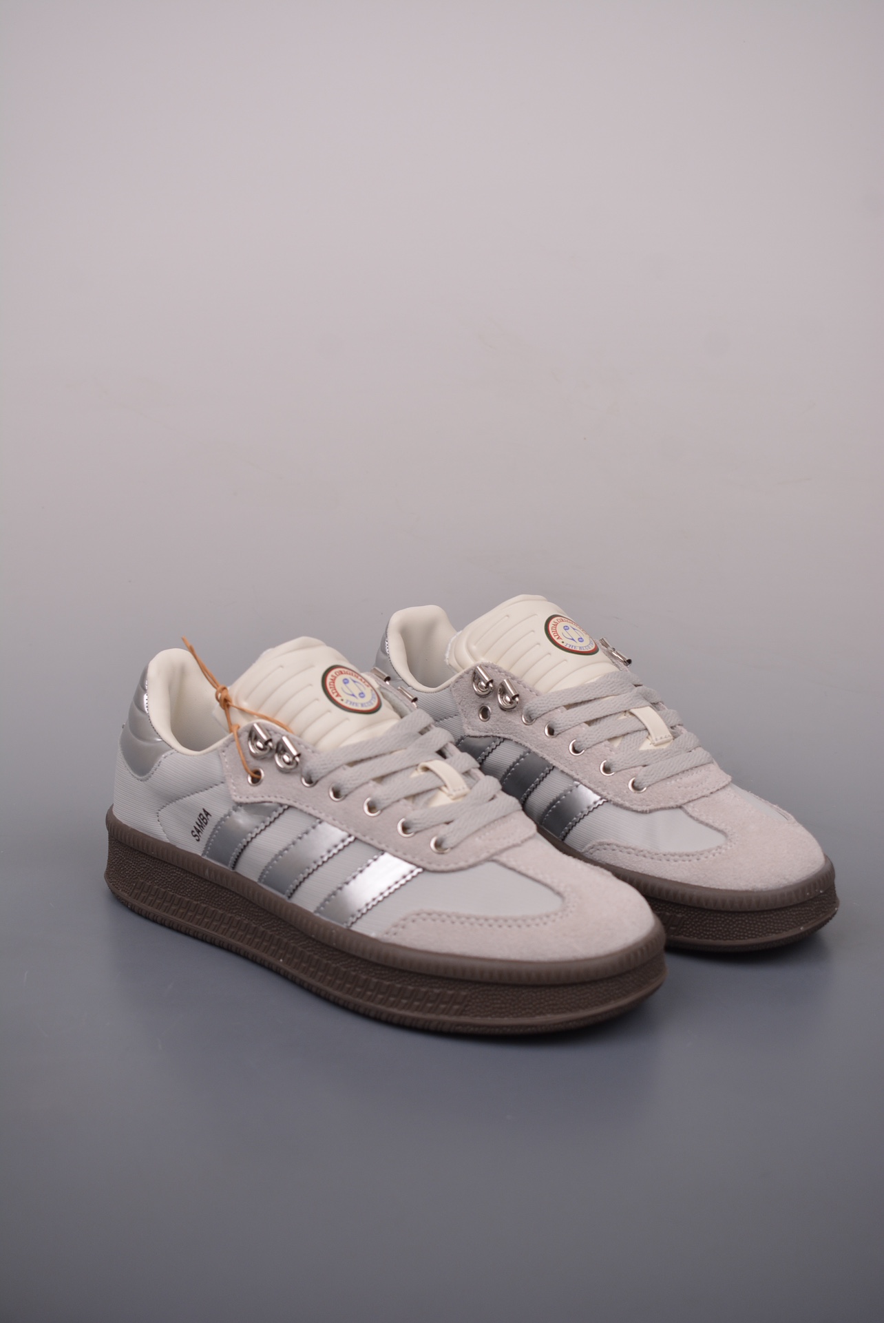 Adidas Samba XLG Off White Silver Metallic JP5667