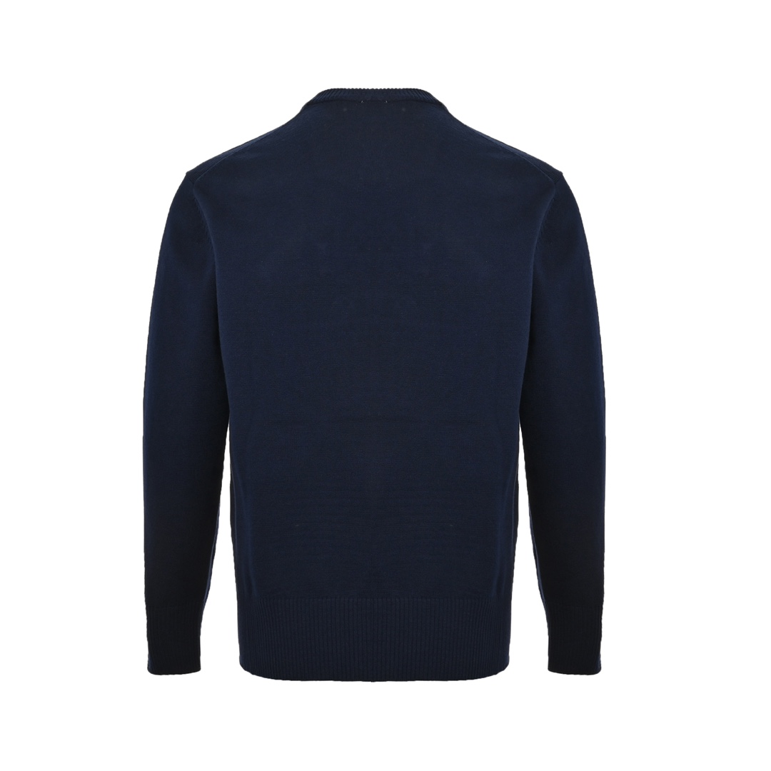 Dior 24Fw 1947 embroidered lettering logo crew neck sweater