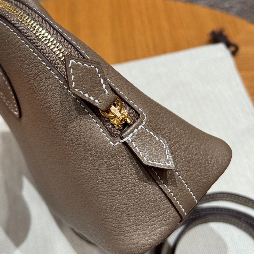 Hermès Mini Bolide 18Etoupe Handbag (Handmade to Order)