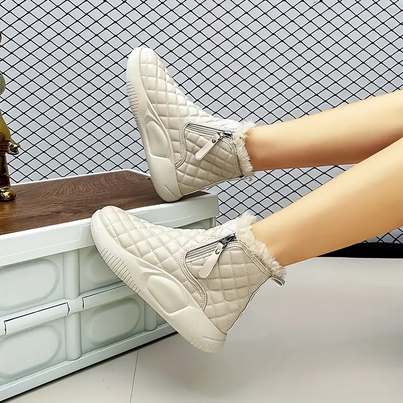 Women's High-End Warm & Comfortable Thick Soled Snow Boots Wide Width(FREE SHIPPING)