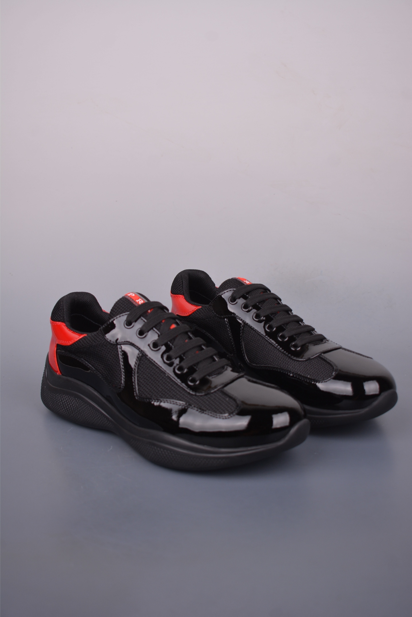Prada America’s Cup Patent Leather Black Red 4E3400_ASZ_F0002_F_G000