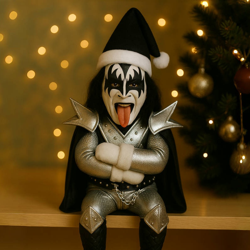KISS Christmas Elf Doll