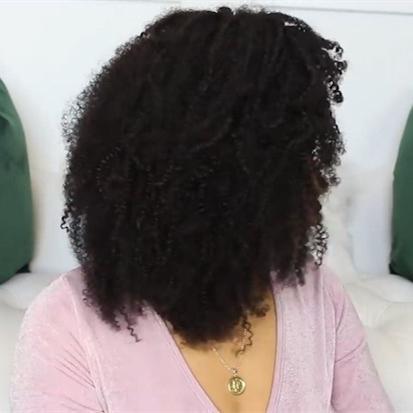 New A Super Curly Wig