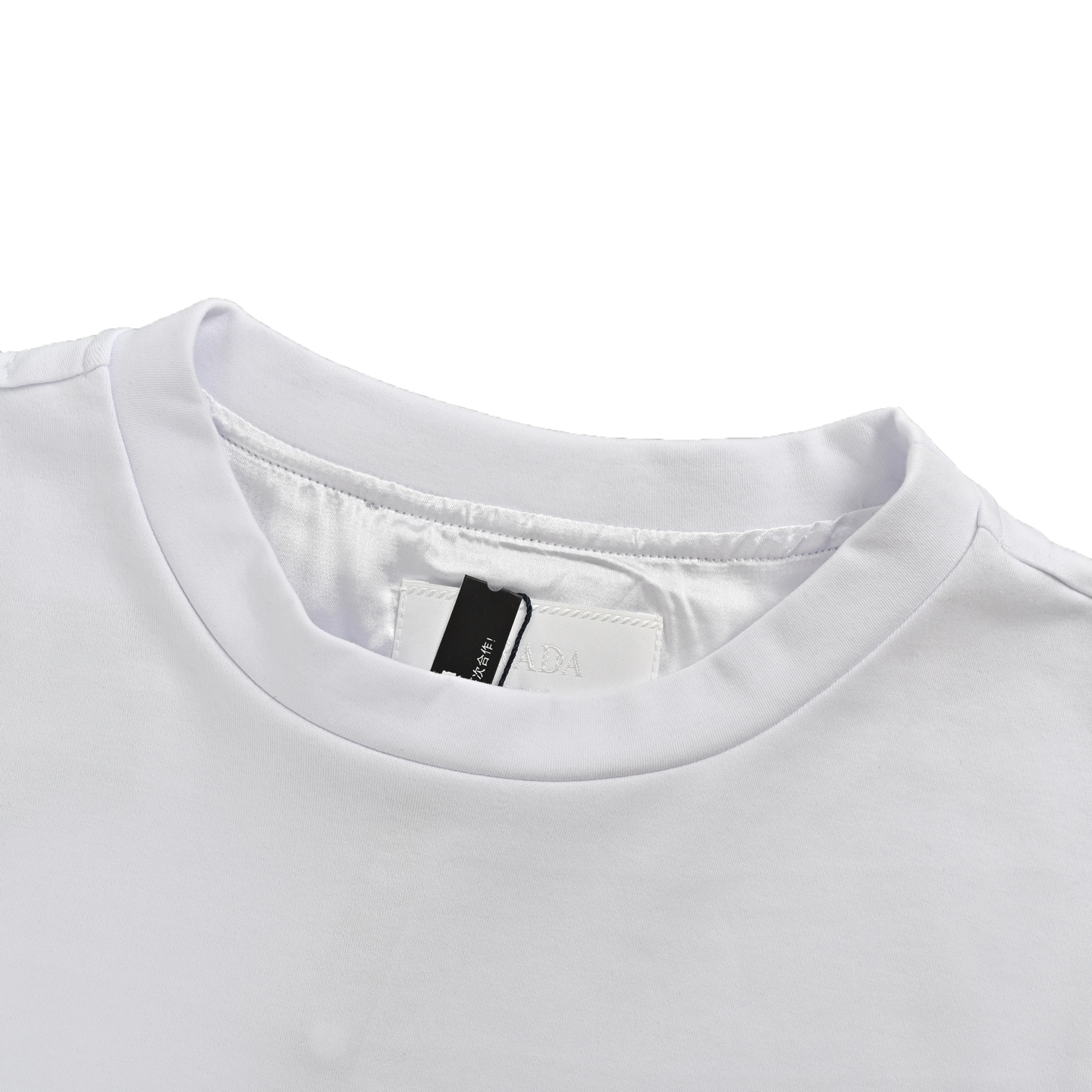 Prada patch triangle logo short sleeves