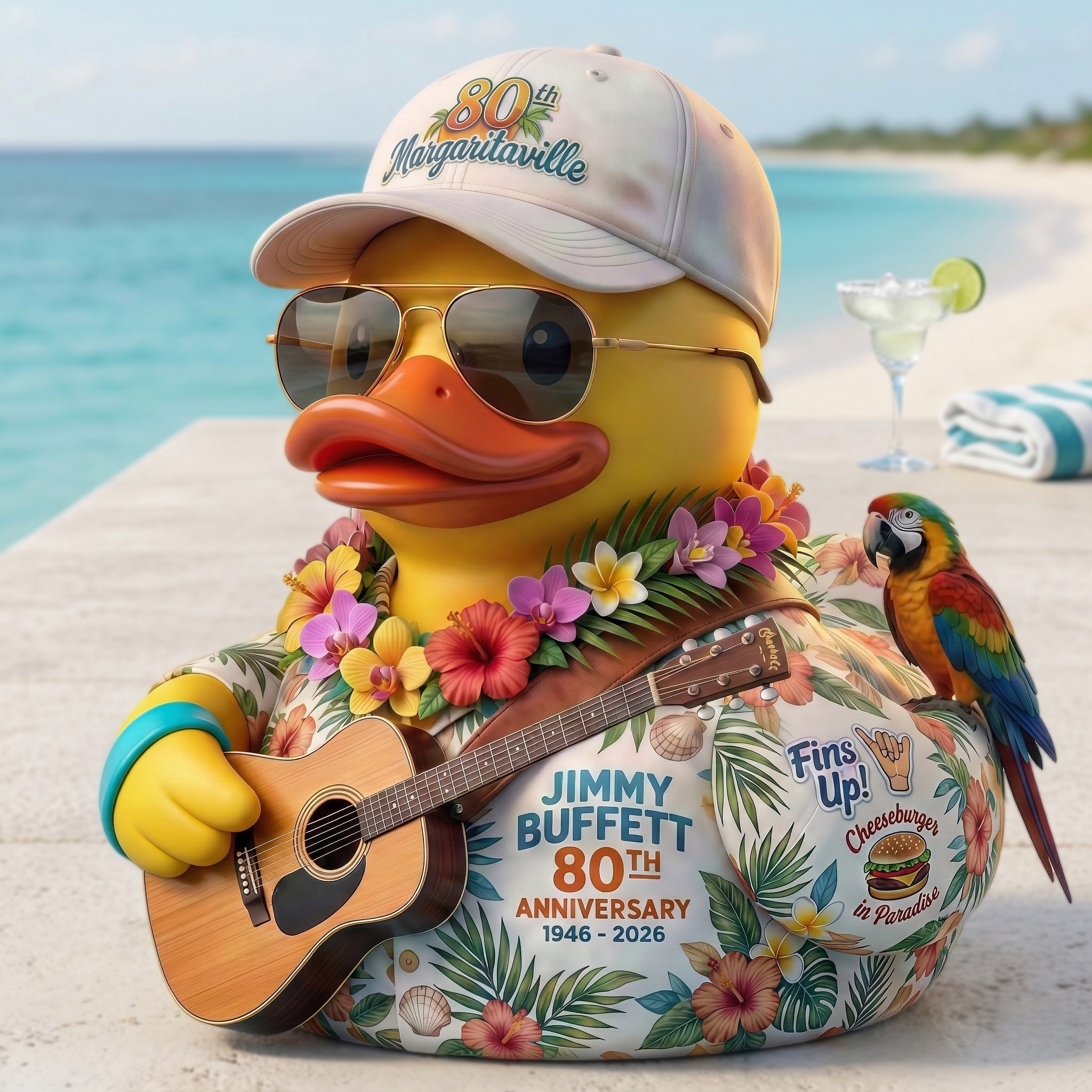 Jimmy Buffett 80th Anniversary Duck