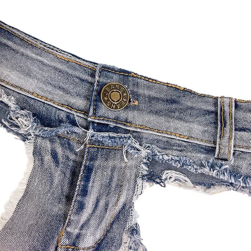 Sexy Denim G-String Lingerie