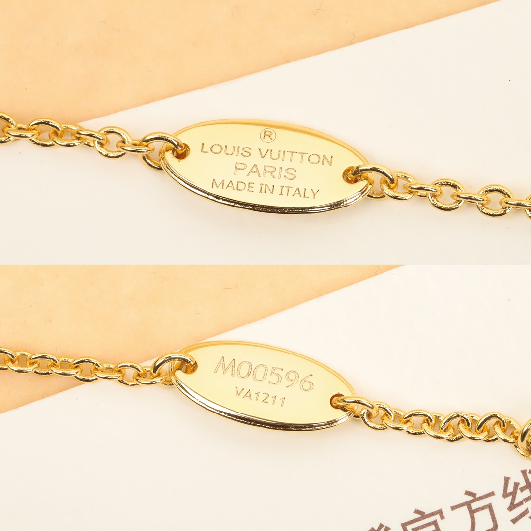 Louis Vuitton logo diamond bracelet