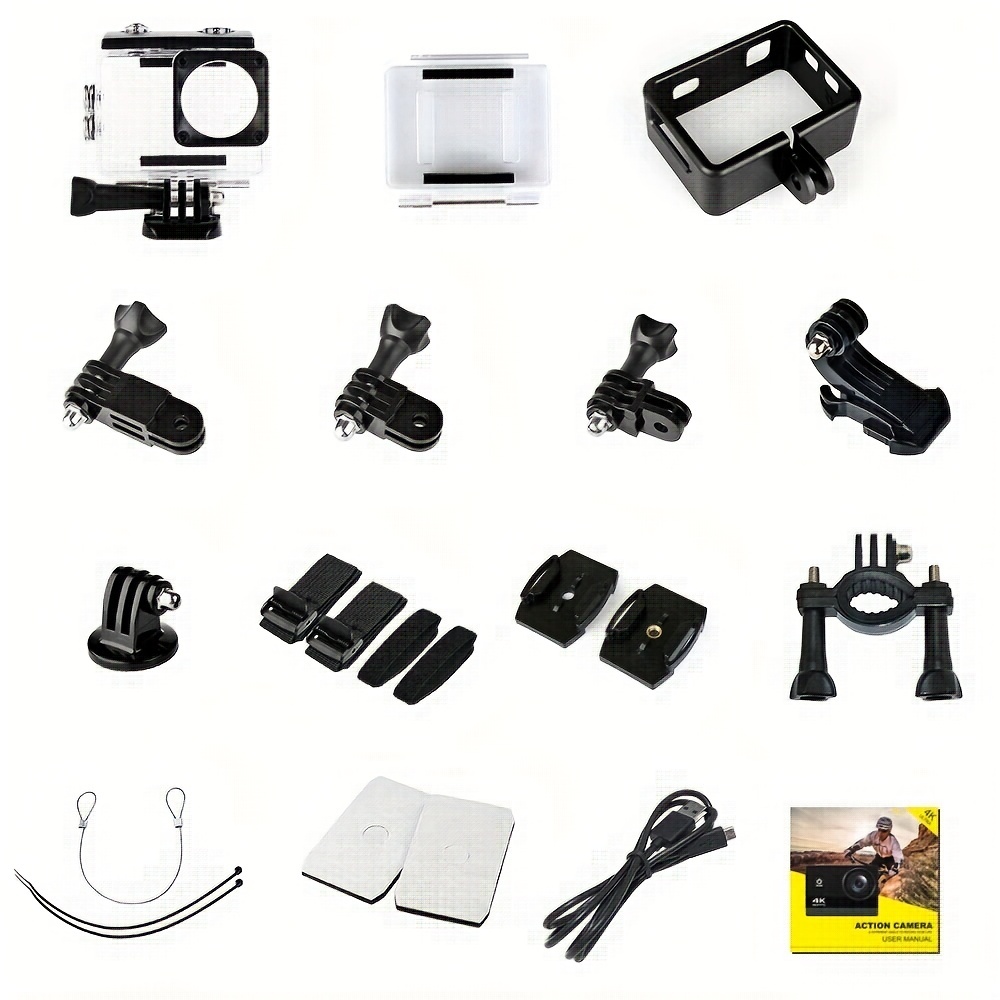 Action Camera Ultra HD 4K/60fps 24MP WiFi 2