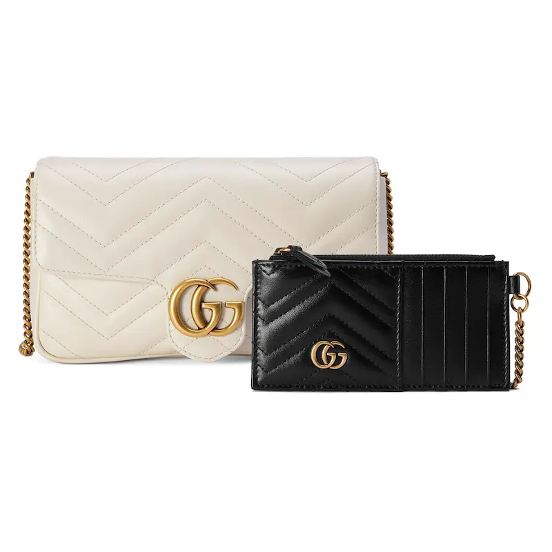 Gucci GG Marmont series small shoulder bag (with card holder) 751526AACCE9053