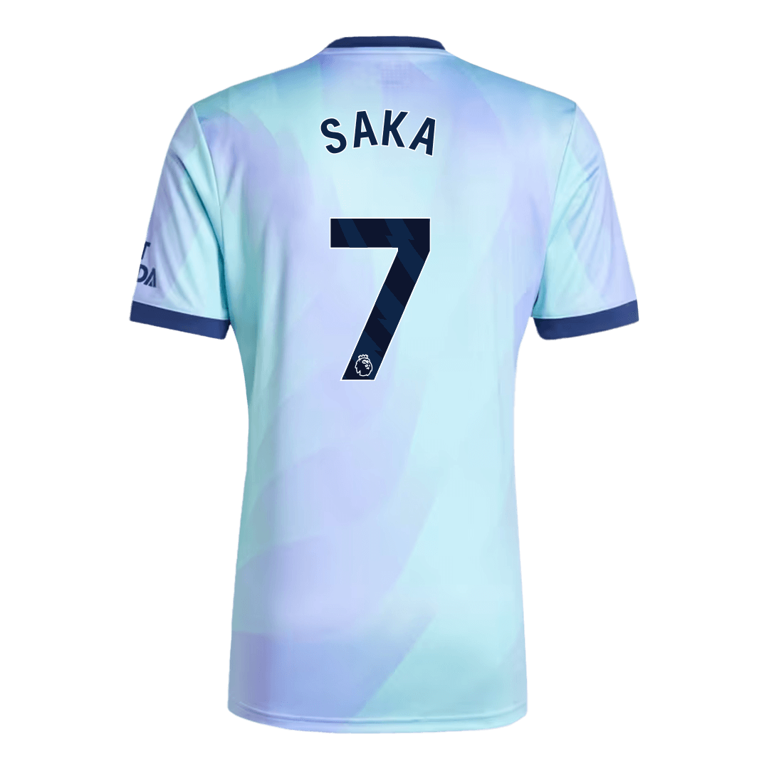 SAKA #7 Arsenal Third Away Football Shirt 2024/25