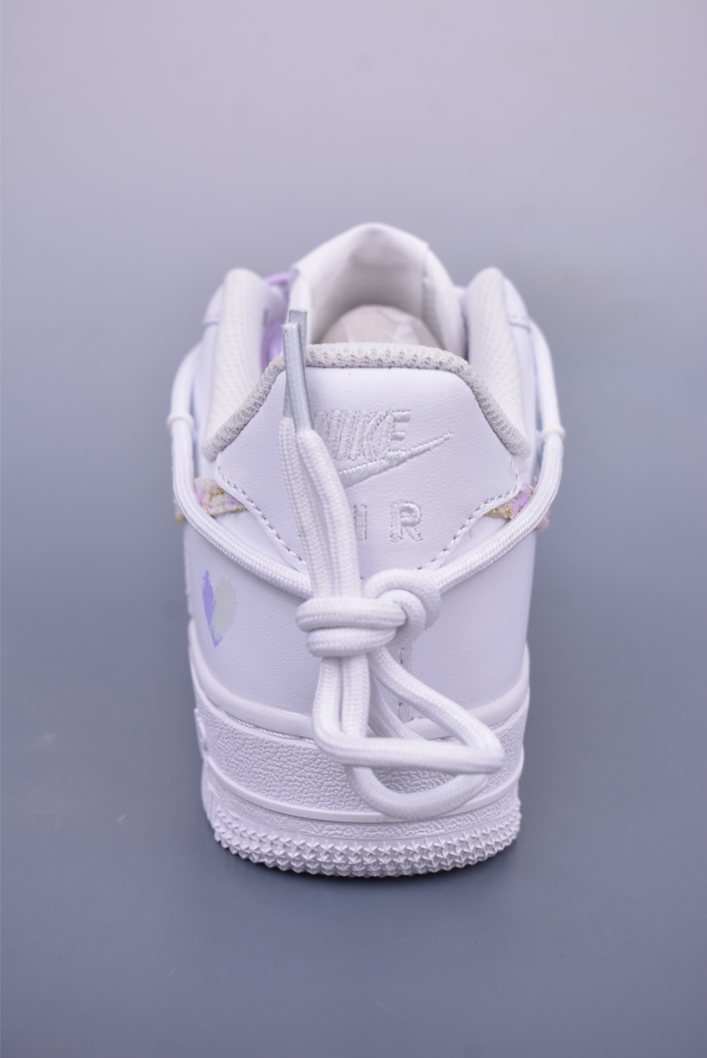 OFF WHITE x Nike Air Force 1'07 Low Sneakers White and Purple Chanel Style DH9999-556