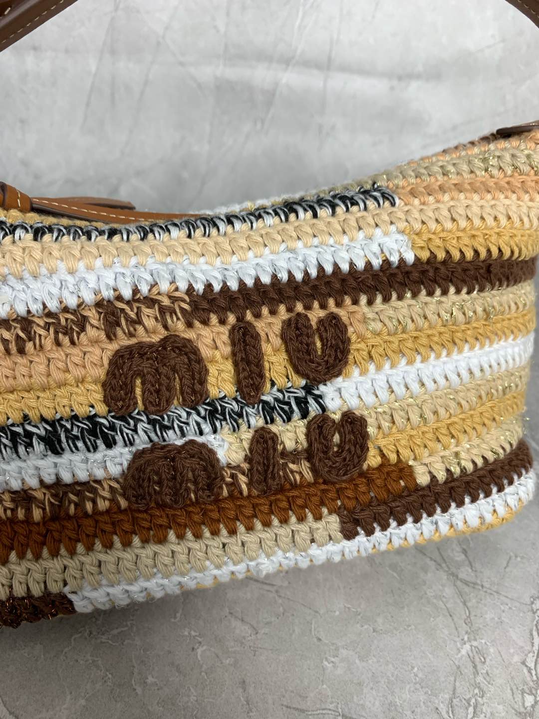 Miu Miu Rainbow Woven Bag 5NE841