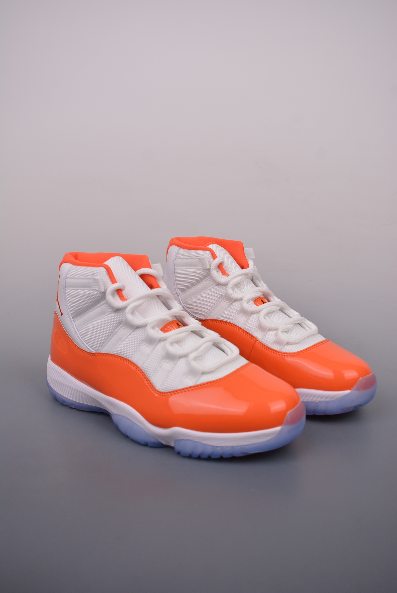 Air Jordan 11 Retro White and Orange 378037-002