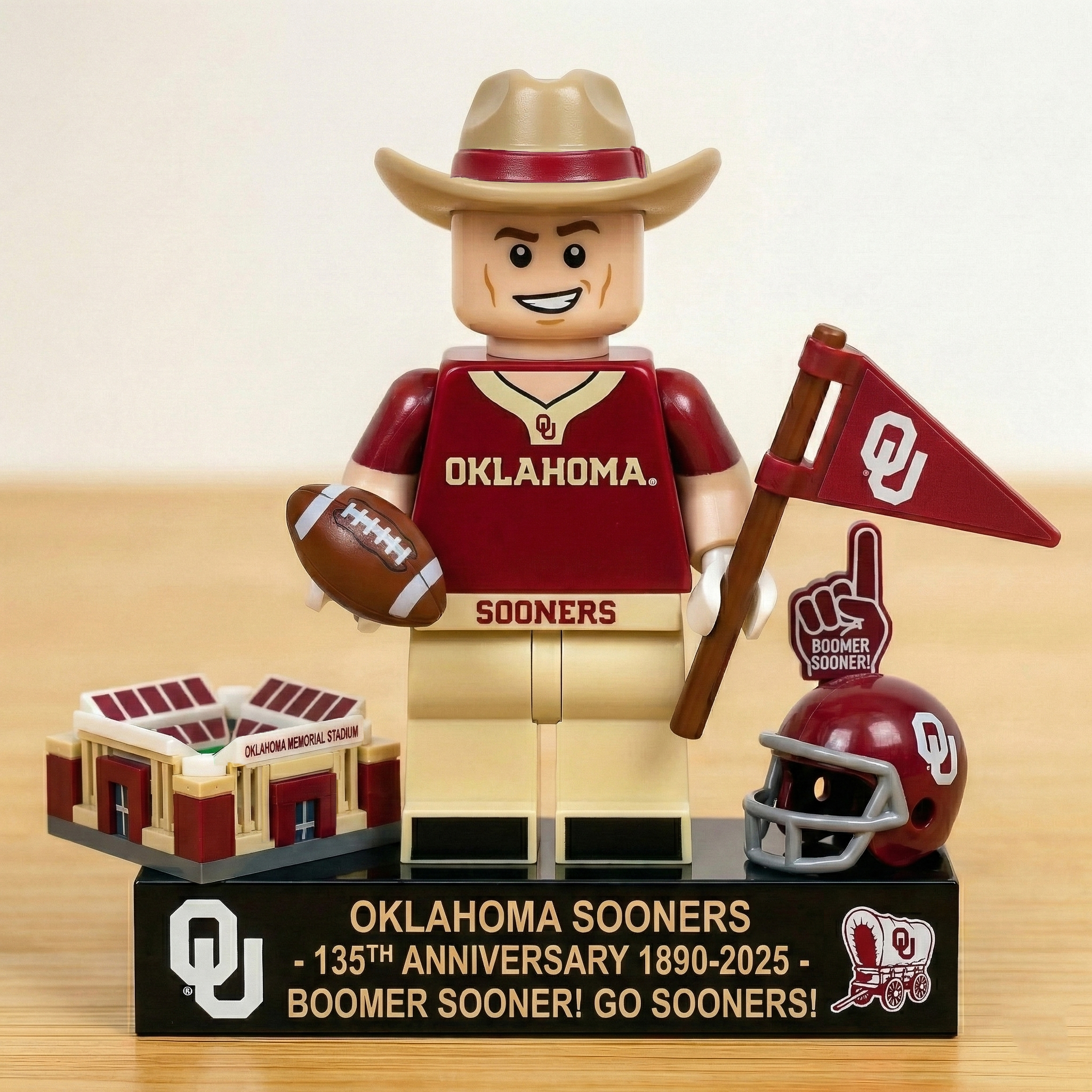 Oklahoma Sooners · 135th Anniversary Commemorative Figure