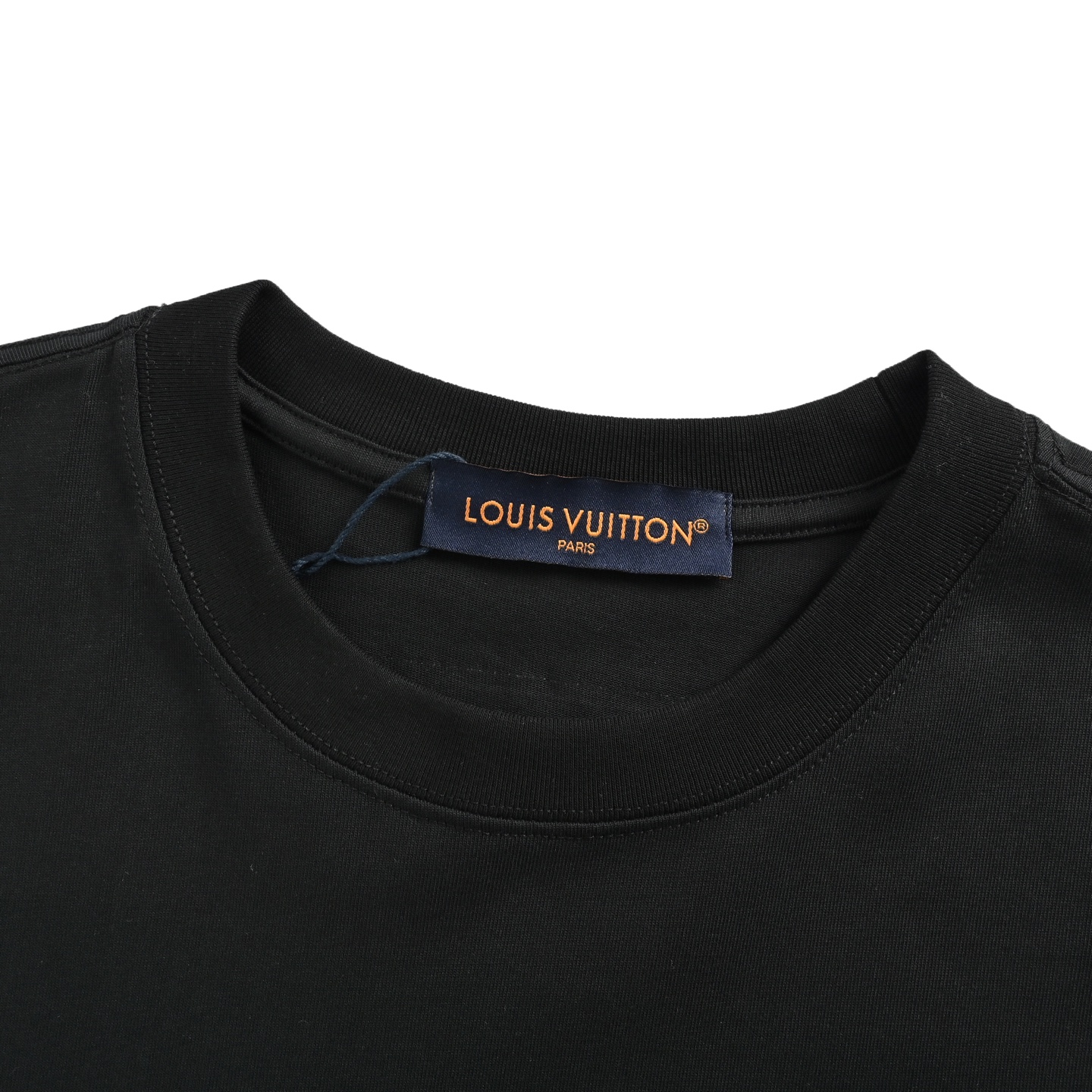 Louis Vuitton 25ss short sleeve with creative logo print on the back