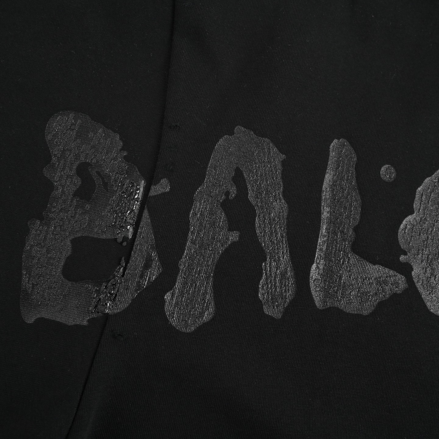 Balenciaga 25ss short sleeve with offset printing on the back