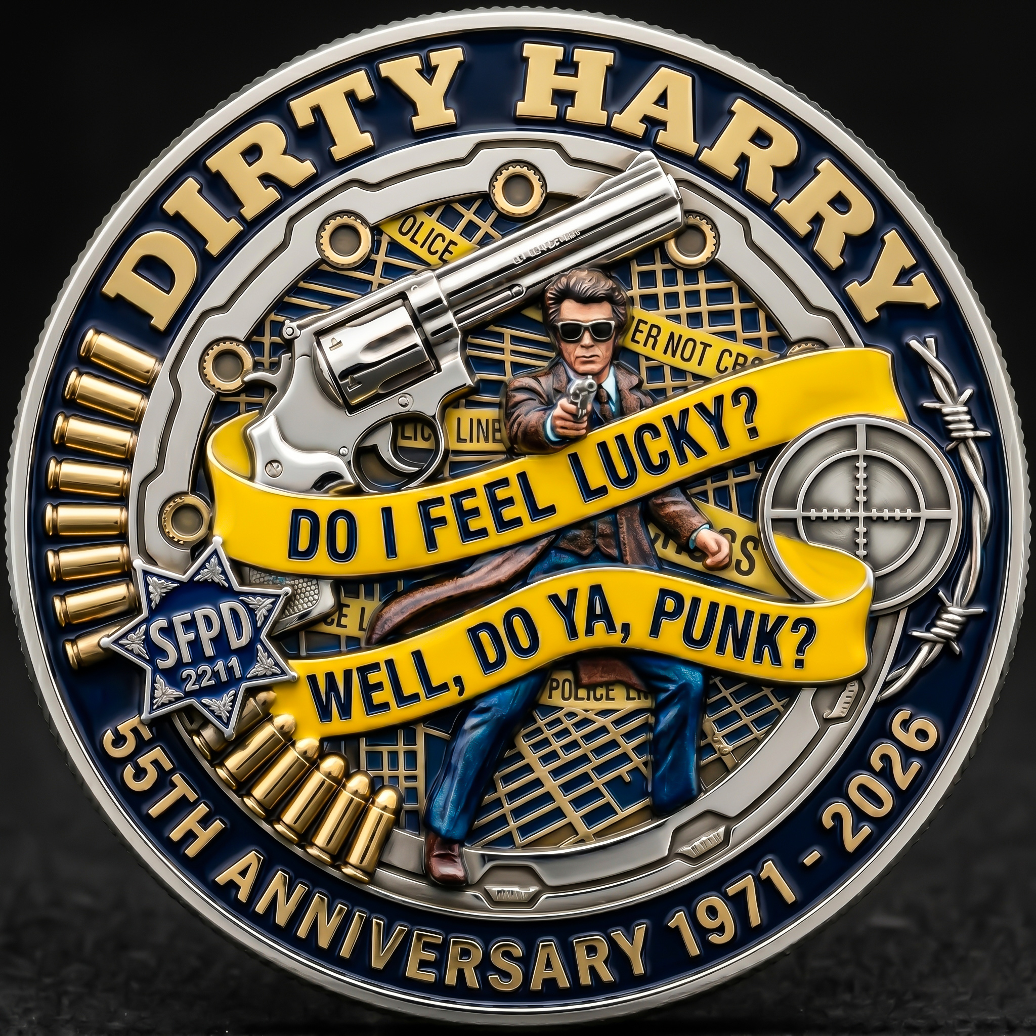 💥 Dirty Harry 55th Anniversary Collector Coin