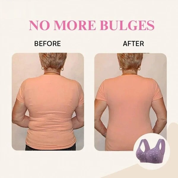 (🔥 50% OFF)Comfortable & Convenient Front Button Bra(2 PCS/Set)-BUY 2 GET 10% OFF
