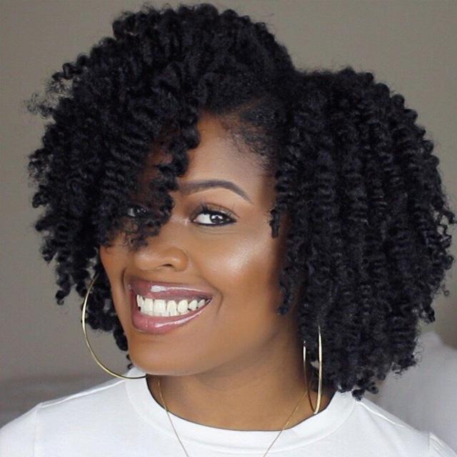 Super Fluffy Afro Kinky Curly Wigs Black Explosive Hair