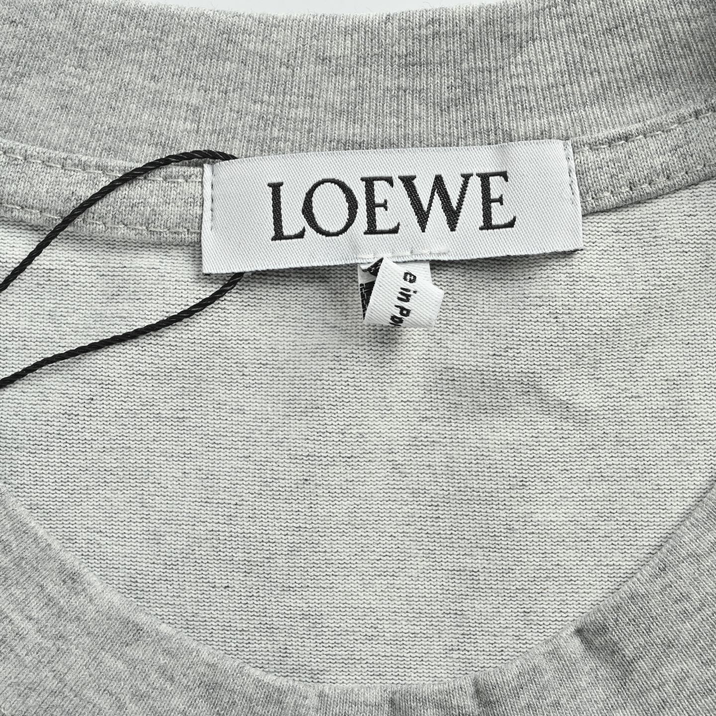 Loewe 25ss whale print embroidered short sleeve