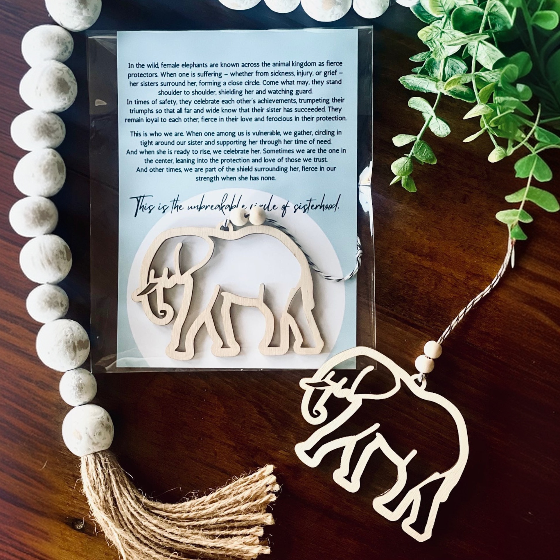 Circle of Sisterhood•Elephant Sisterhood Ornament