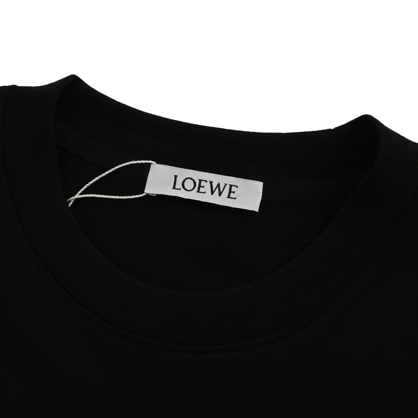 Loewe 25ss short sleeves with printed logo on chest