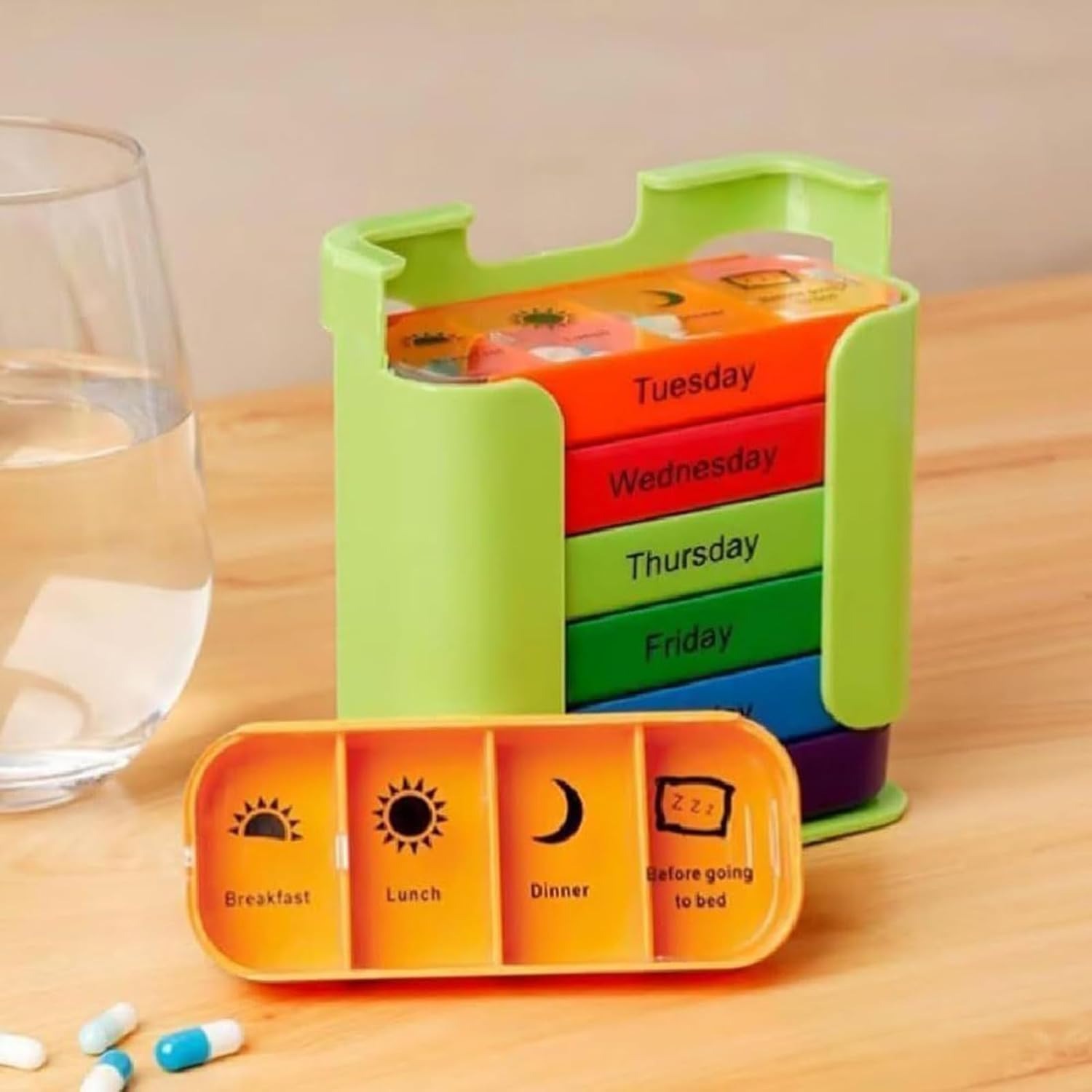 ✨Flash Sale✨7-Day Medication Organizer - For Effortless Health Management! 📅
