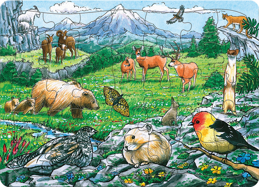 Rocky Mountain Wildlife (tray) | 35 Piece Tray