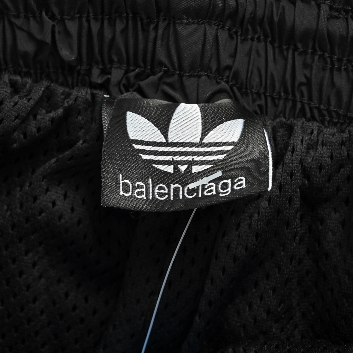 Balenciaga & Adidas co-branded embroidered trefoil shorts