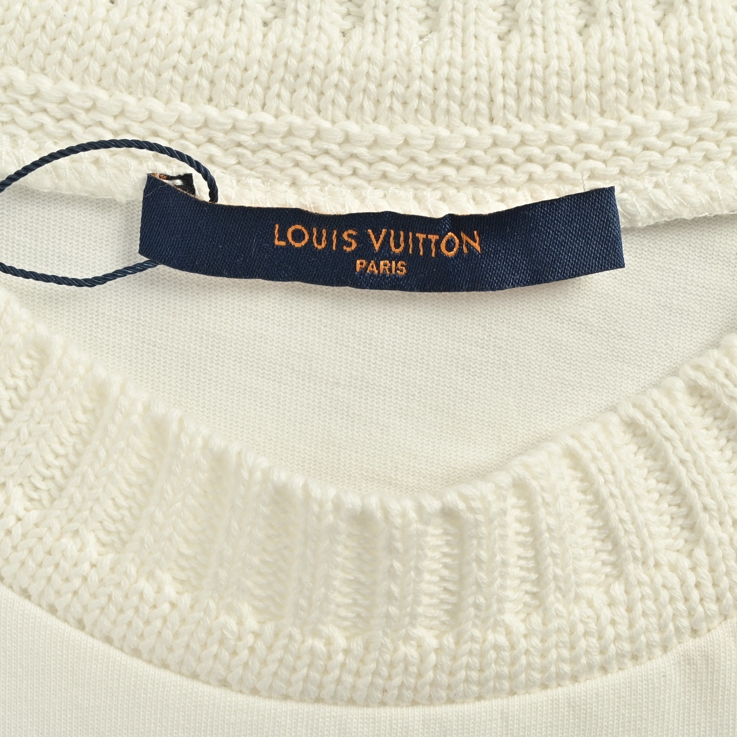 Louis Vuitton 25ss towel embroidery patchwork short sleeves