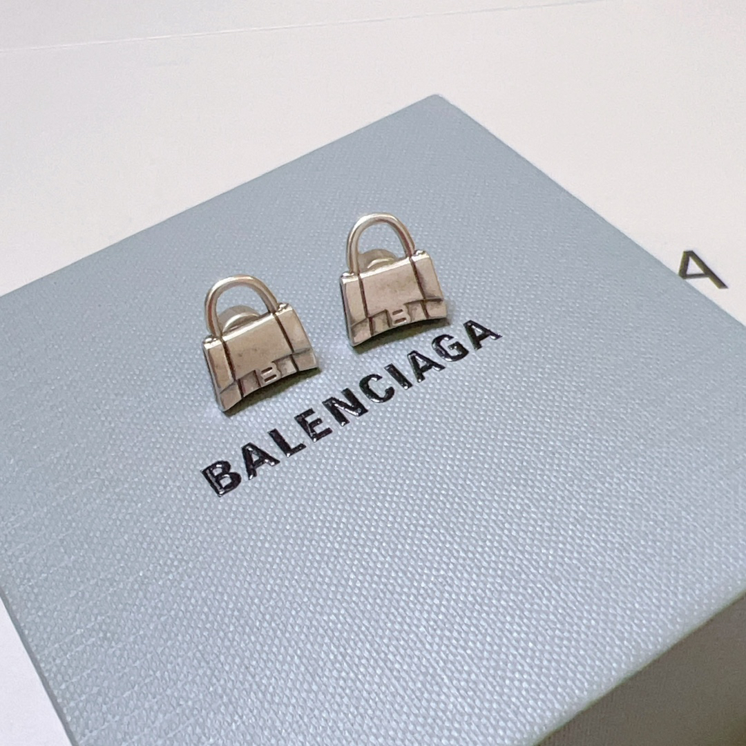 Balenciaga Bag Shape Earrings