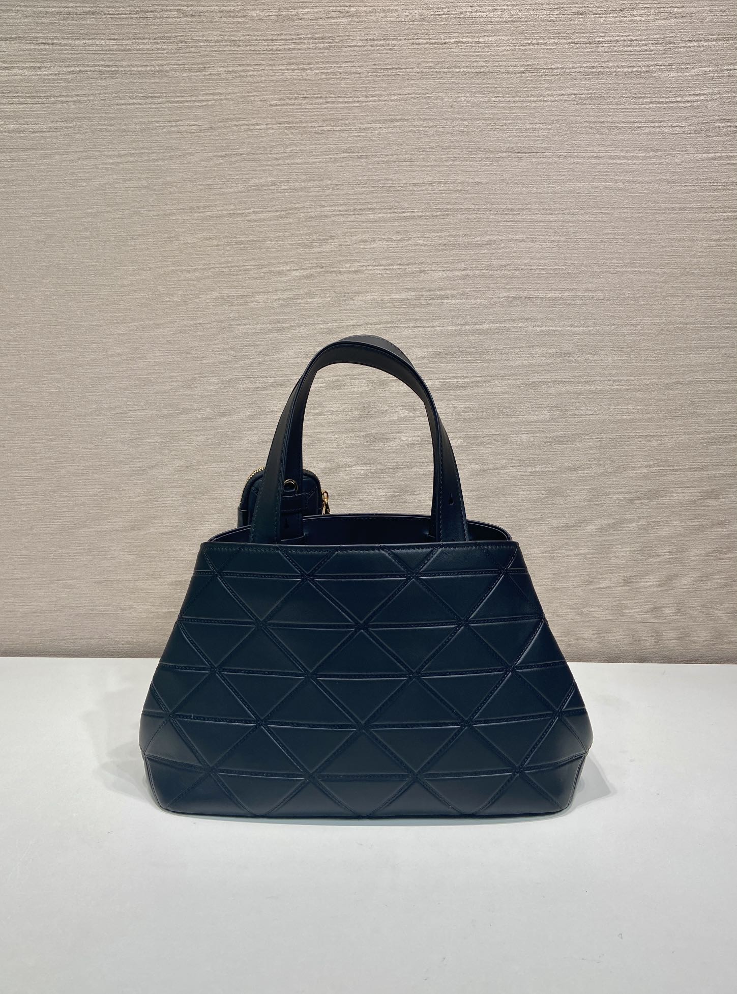 Prada Geometric Line Medium Tote Bag 1BG545