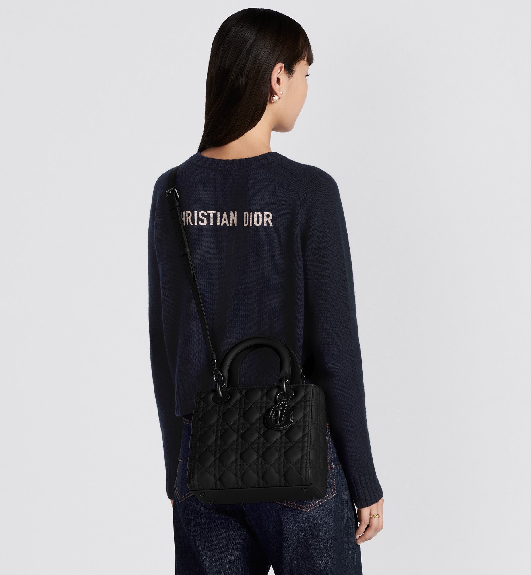 Dior Medium Lady Dior Handbag M0565SLOI_M989