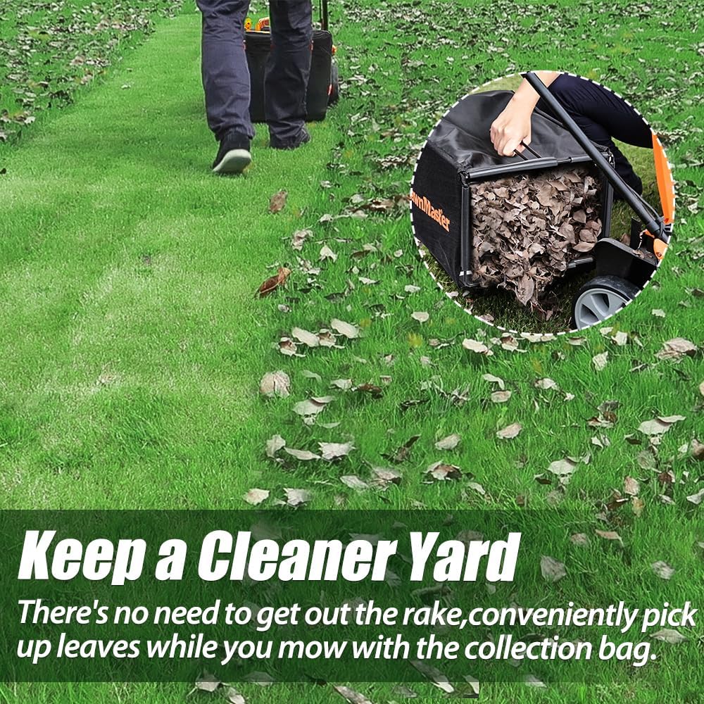 LawnMaster Electric Lawn Mower 16-Inch 12AMP