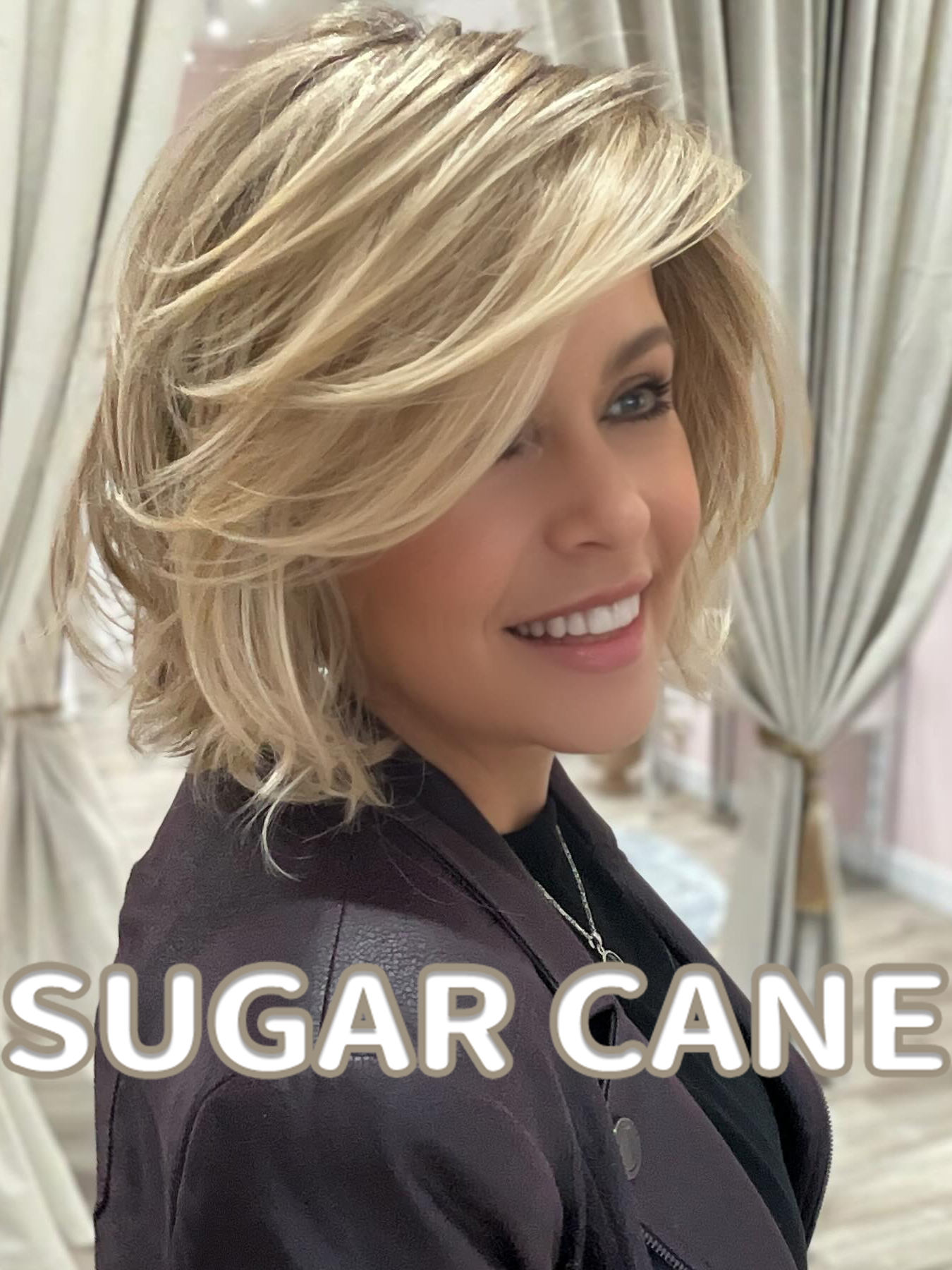 Textured Bob Wig With Soft Layers