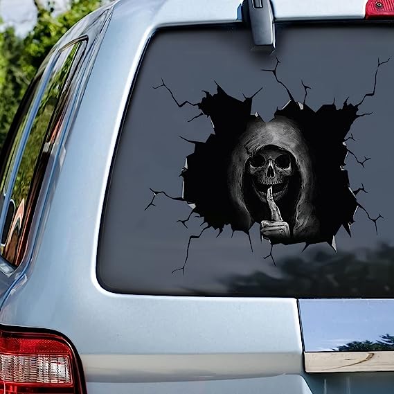 (🔥Last Day Promotion-SAVE 50% OFF)💀3D Skull Car Sticker-BUY 2 GET 10% OFF & FREE SHIPPING