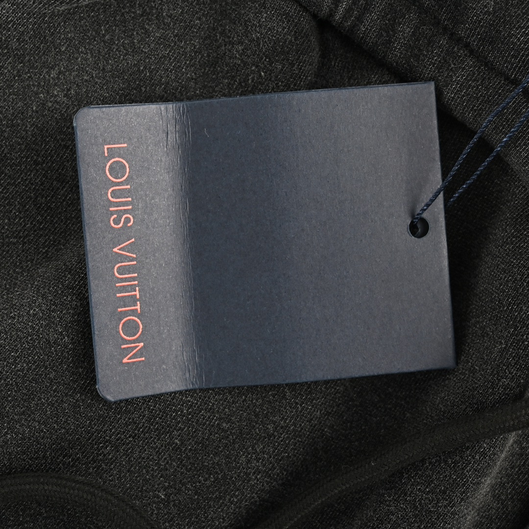 Louis Vuitton Logo Embossed Jersey Cotton Drawstring Sportswear Pants