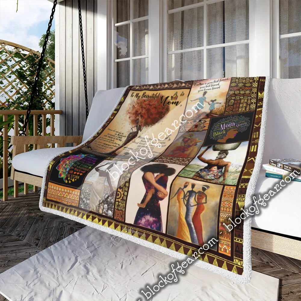 My Mom My Queen Sofa Throw Blanket