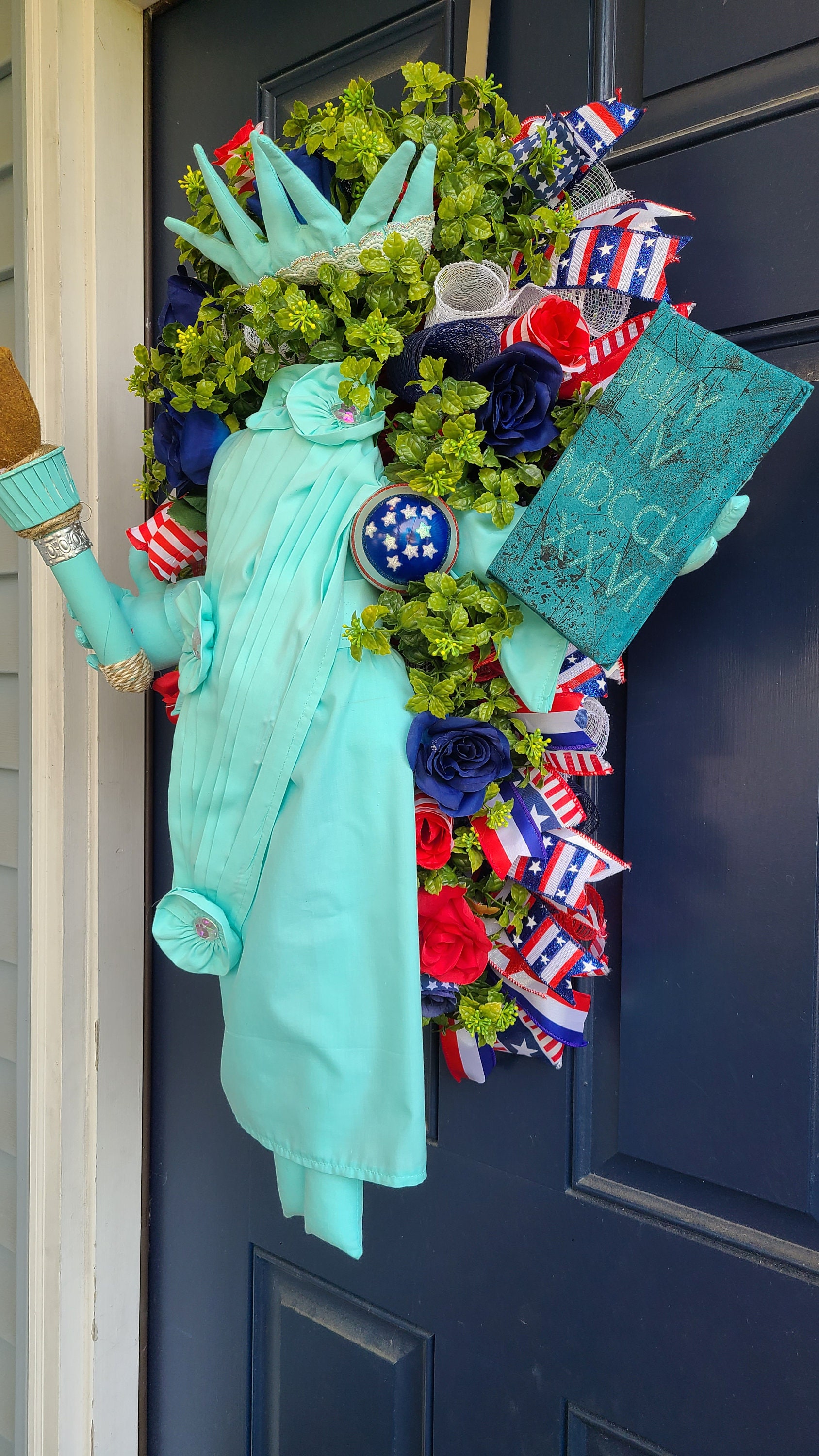👍2024 New Arrival- 60% OFF💥Handmade Statue of Liberty Patriotic Wreath